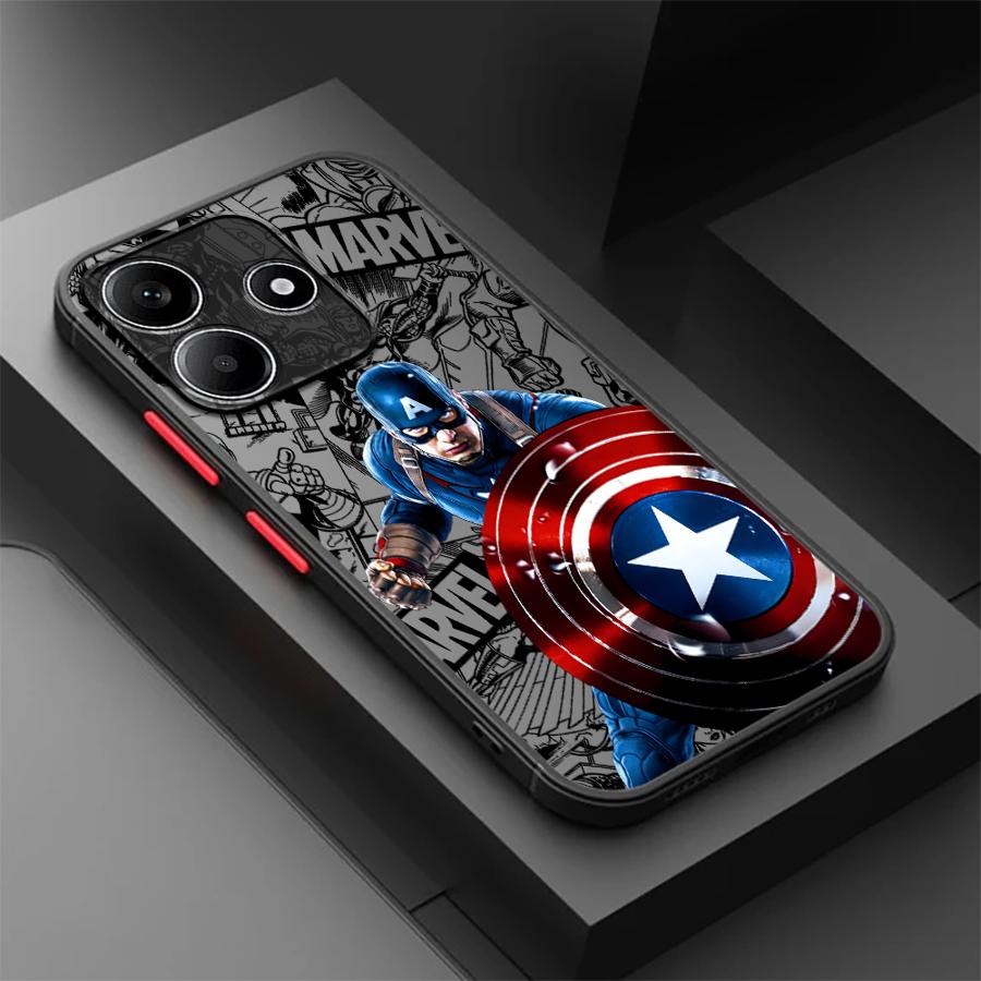 Funda Phone Cover Case for Xiaomi Redmi Note 14 9S 12 10 11 13C 14C A4 13 Pro Plus Marvels Spider-Man Groot