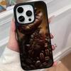Coffee Beans Matte Surface Mobile Phone Case for iPhone 17 16 15 14 13 12 11 Air Pro Max Plus Colorful Cover