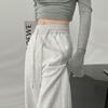 Einfarbige, hoch taillierte Sport-Jogginghose für Damen im Frühling und Herbst, vielseitige Freizeithose