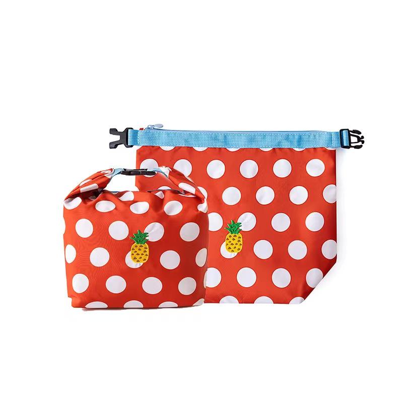 Large Capacity Foldable Insulated Lunch Bag for Freshness Preservation