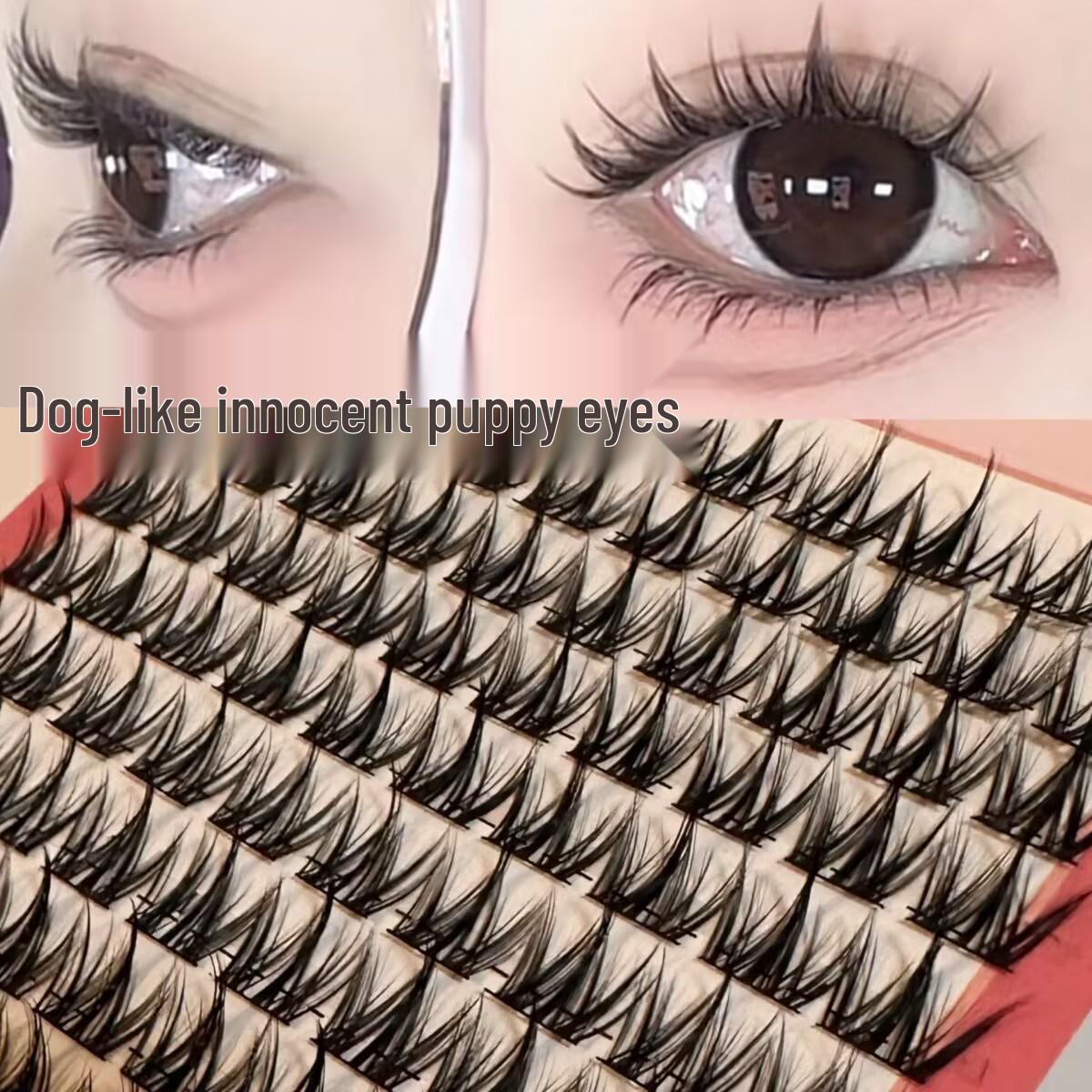 

Popular Lazy Dog-Like Thick False Eyelashes - Natural Look for Sweet, Pure Style