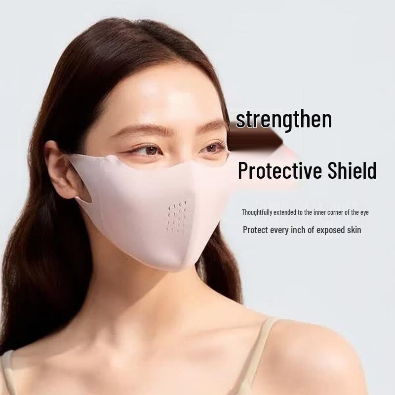 VVC V3 Summer Sun Protection Face Mask One Size вишневый розовый