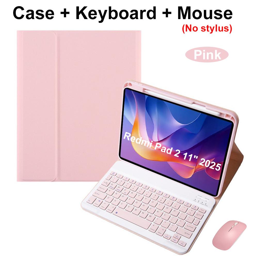 Case for Redmi Pad 2 11 Inch , Bluetooth Keyboard Case for Redmi Pad 2 11-Inch, Magnetic Keyboard Protective Cover