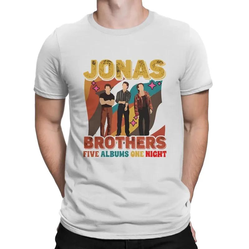 Y2K Men'S Tour 2023 T J-Jonas Brothers Band Cotton Tops Funny Short Sleeve O Neck Tees Original T-Shirt