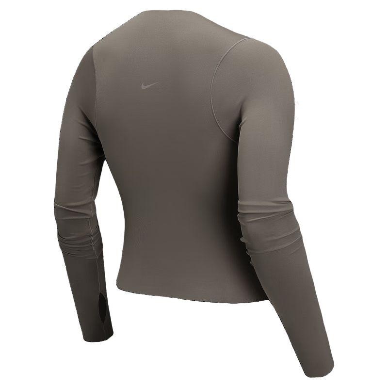 Nike Dri-Fit Športové Ležérne Rýchloschnúce Tričko s Dlhým Rukávom Dámske Vrchy Norkovo-Hnedá FN3023-233
