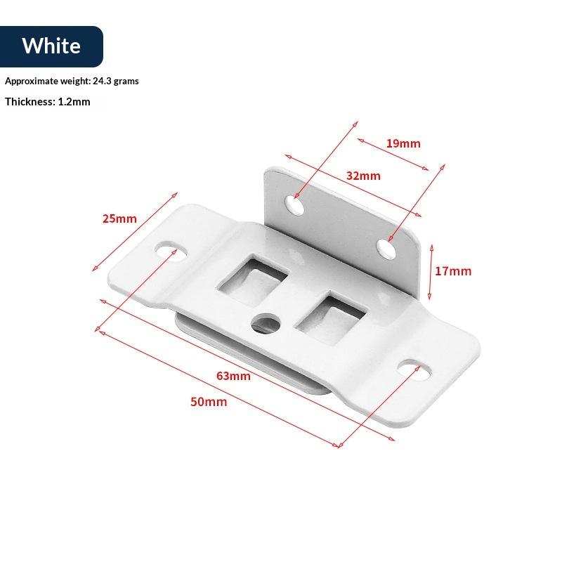 4Pcs Home Renovation Diy Tool Accessories Fixed Fastener 2-In-1 Insert Furniture Laminate L-Shaped 90 Degree Connector