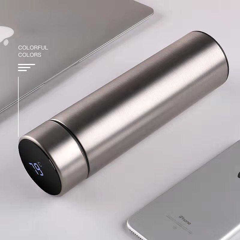 Large Capacity Thermos Cup 500ml Vacuum Flasks Portable Stainless Steel Thermos Cup Water Bottle Travel Tea Mug Office Thermos Cup