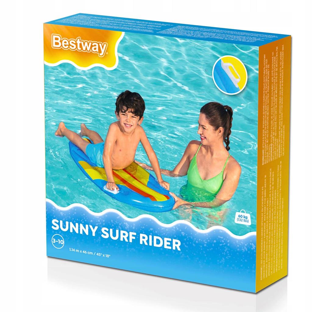 Inflatable Mattress Surfboard Pontoon Water Beaches For Children Bestway