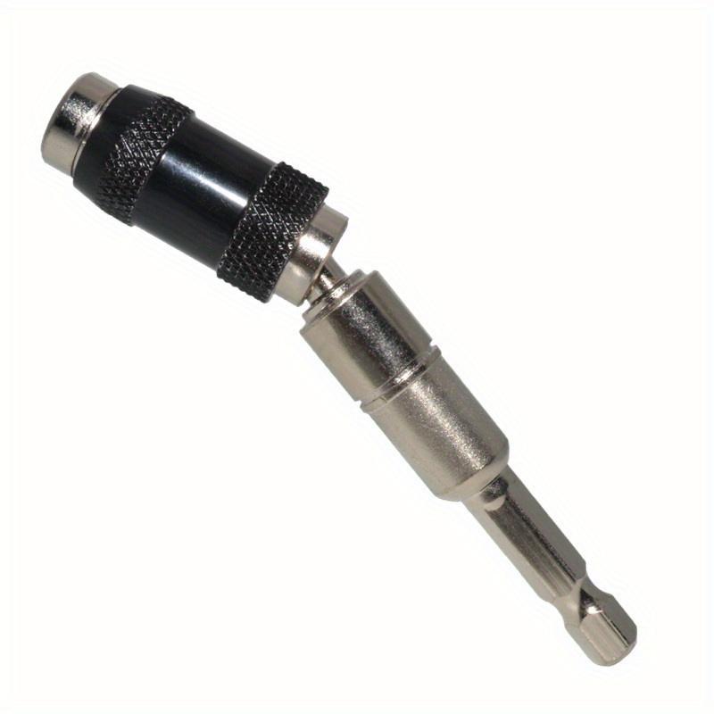 

1 шт. Магнитный наконечник для сверла, 1/4 ударопрочный держатель бит с поворотом на 20°, гибкий удлинитель, быстрая смена, фиксатор, вращение серебряный