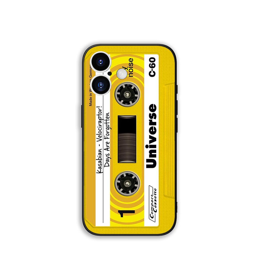 Hülle Cover für Apple iPhone 16 11 13 14 15 Pro Max 7 6 8 Plus SE2 SE3 + 16E SE 2022 Hülle Vintage Musikkassette Retro