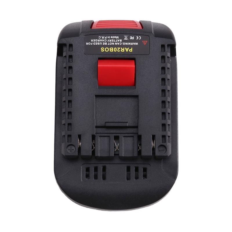 Адаптер-переходник для аккумулятора Parkside 20V Lithium Battery на Li- Power Tool Accessories PAR20BOS Адаптер аккумулятора чёрный