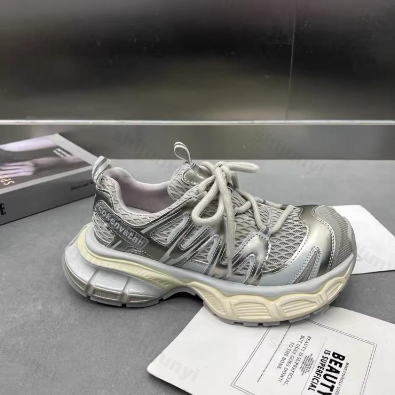 Fashion Autumn Women's Casual Sports Shoes 2025 Comfortable Non Slip Outdoor Running Shoes Mesh Breathable Fashion Vulcanized Shoes