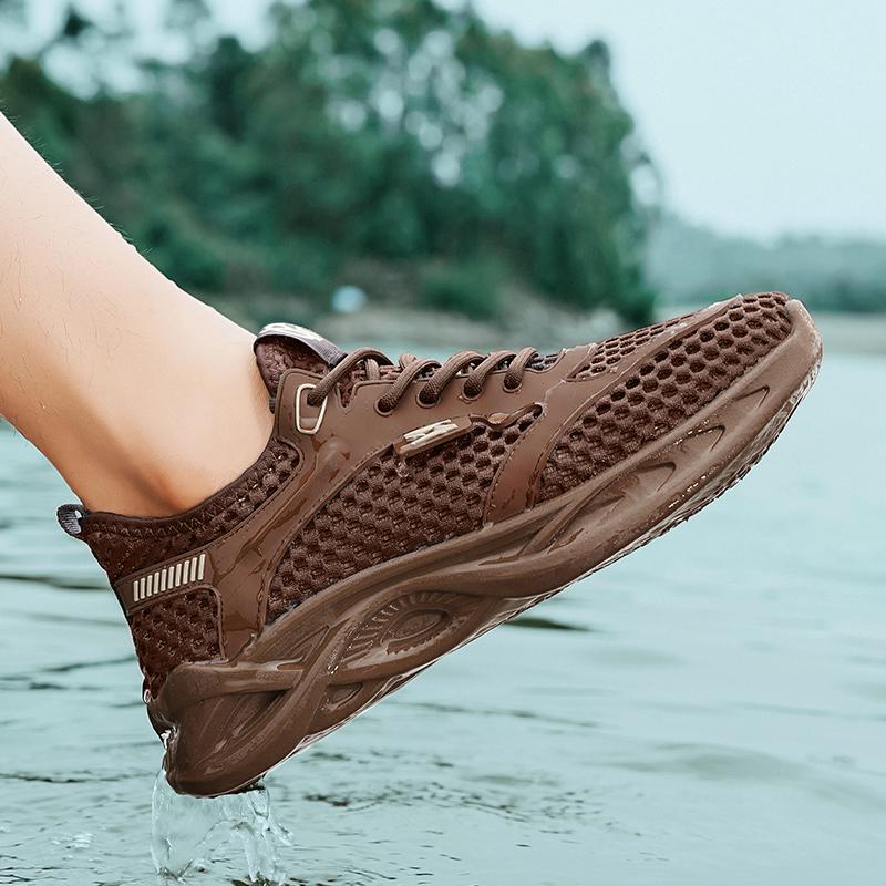 Sandals Men's 2025 New Summer Wear Non-slip Men's Driving Outdoor Mountaineering Sports Creek Wading Beach Shoes