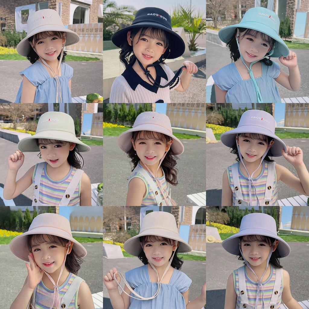 Childrens Summer Sun Hat With Flat Top Design And Cool Ice Silk Fabric For Outdoor Activities