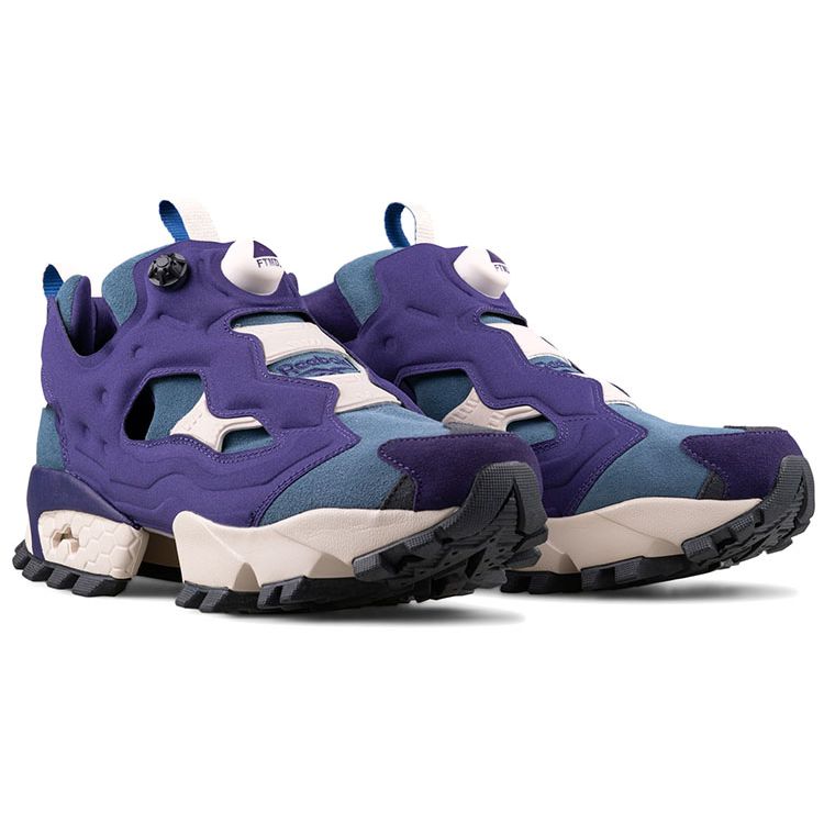 Reebok FTMD X  Instapump Fury Blau Lila Reis Sneaker Mid Top Herren Sneaker GY7495