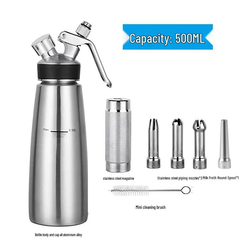 Stainless Steel Cream Whipper & Decorator