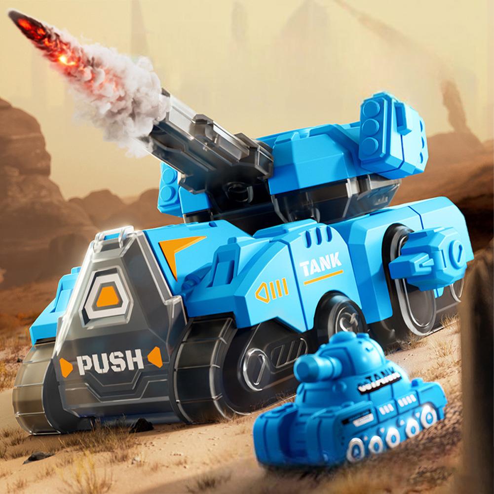 Toy Tanks For Kids Wind-up Toy 360° Rotation Vehicle Toys With Hidden Storage Box Birthday Gifts For Boys Girls