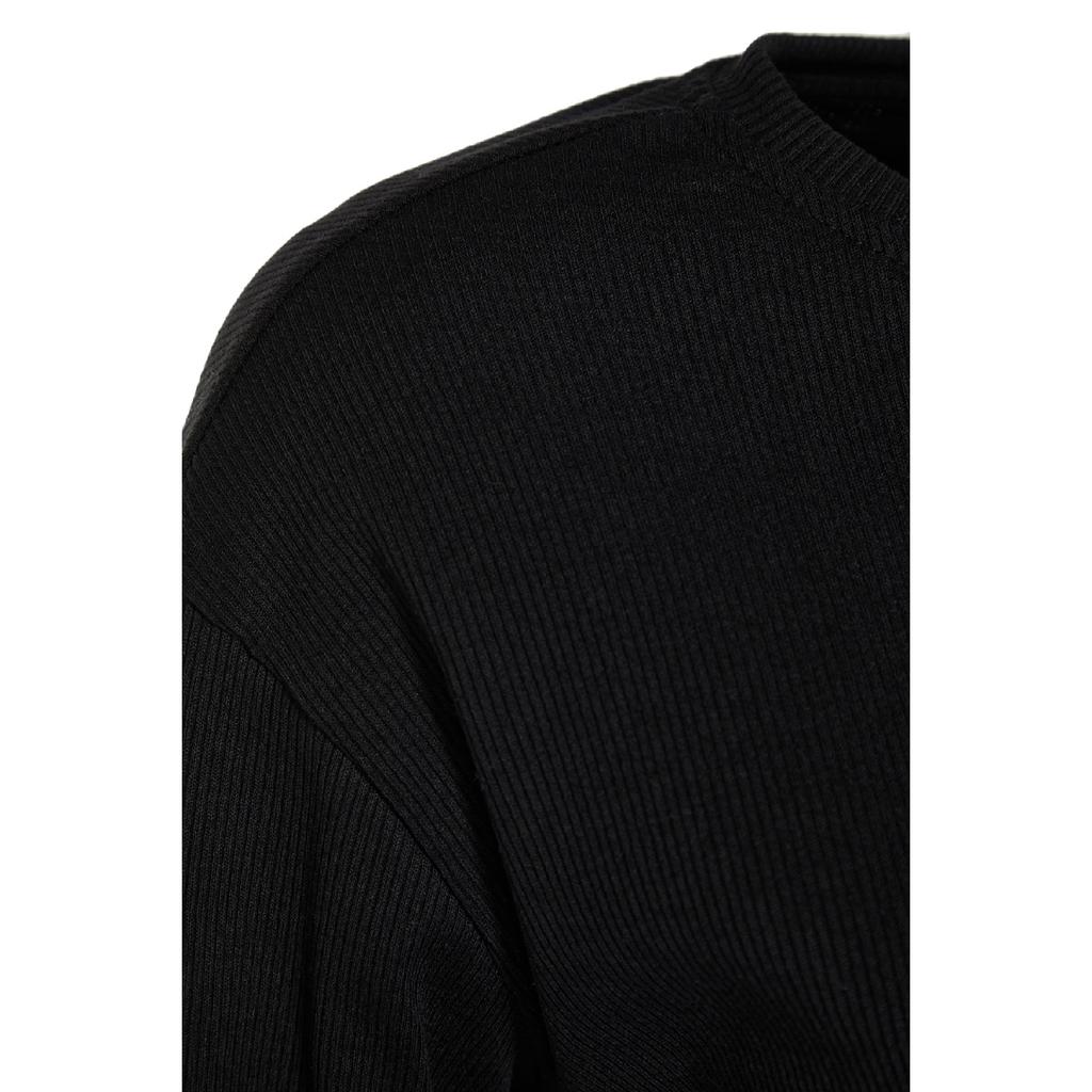 Svart strikket pyjamassett med ledning Thmaw21pt0009