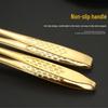 Stainless Steel Korean Barbecue Kitchen Tongs for Steak and Buffet.