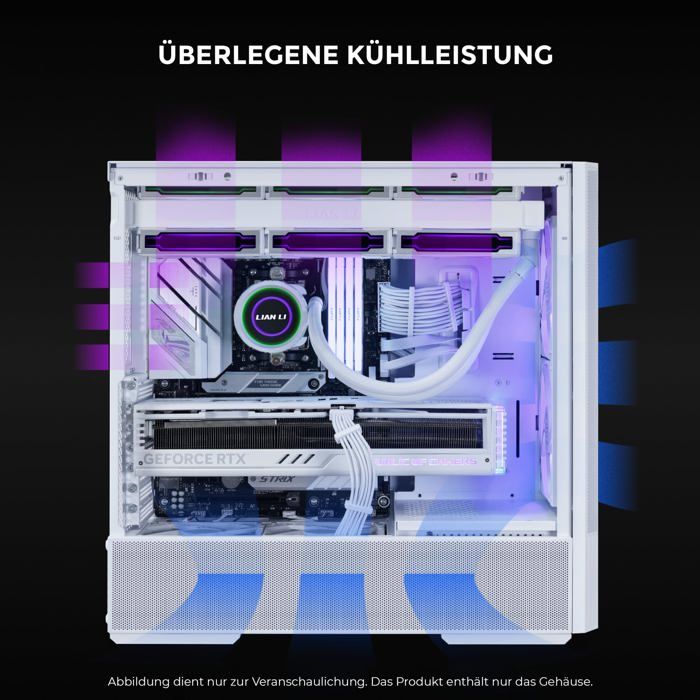 Boîtier PC - LIAN-LI - Lancool 207 RGB - Blanc - ATX - 4 Ventilateurs