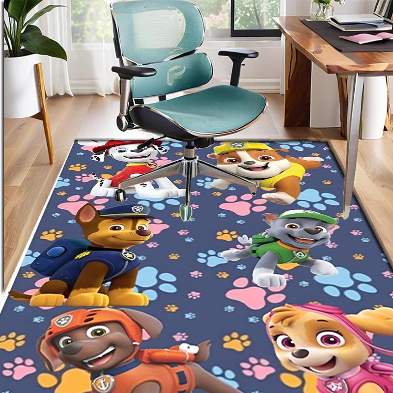 Jungle Pups Pattern Rug, Indoor/Outdoor Mat, for Picnic, Gameroom, Bedroom, Office, Living Room, Home Decor Carpet, Birthday Gift