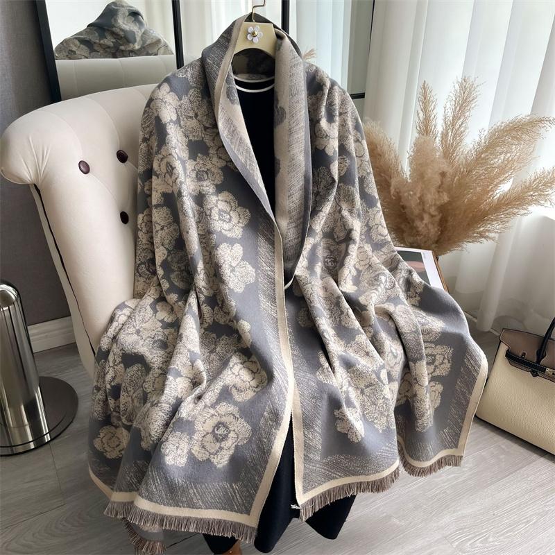 Cashmere Scarf for Women Thick Warm Winter Blanket Brand Female Luxury Quality Shawl Wrap Bufanda Poncho Echarpe Pashmina