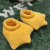 Cartoon Duck Feet Slippers Halloween Cosplay Monster Paw Slippers Cute Fluffy Paws Winter Indoor House Shoes
