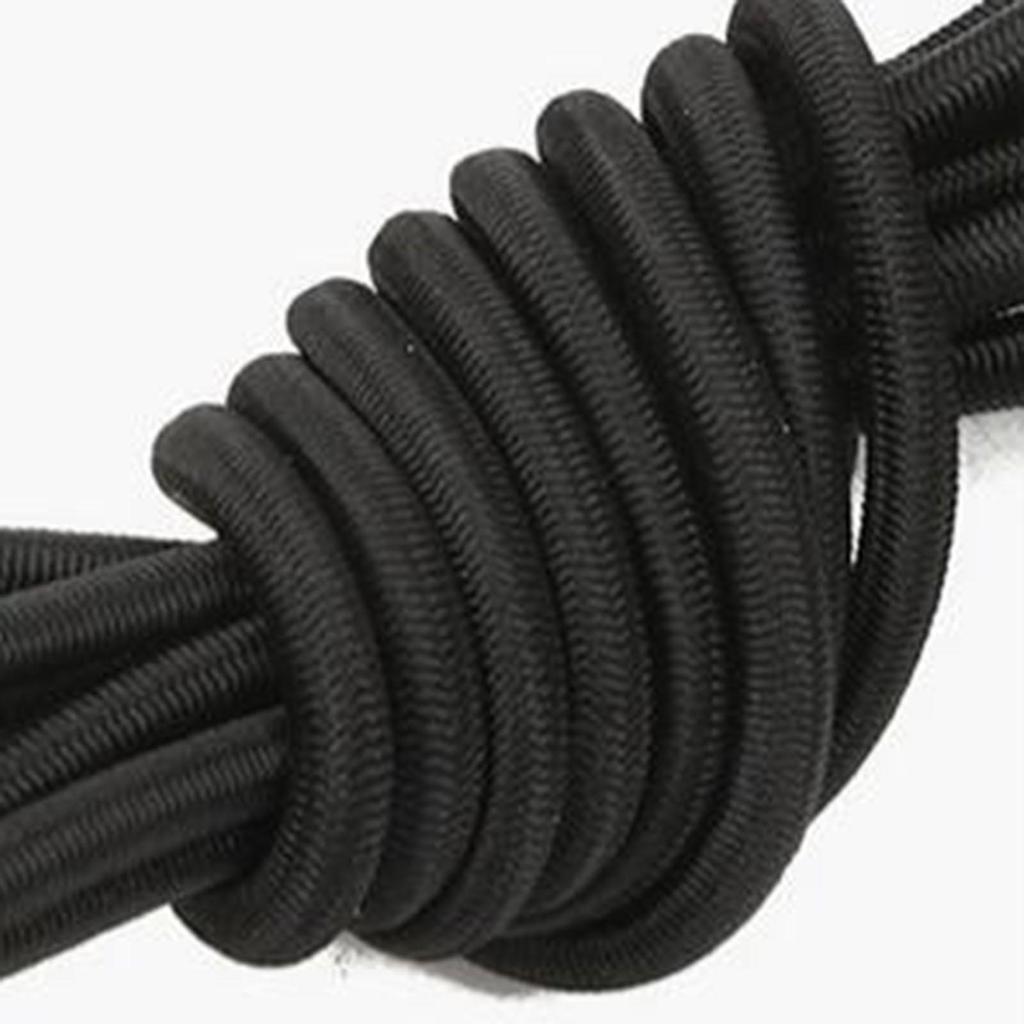 6 Pieces D Rings PVC Patch Deck Rigging Kit for Inflatable Boat Kayak Dinghy Black