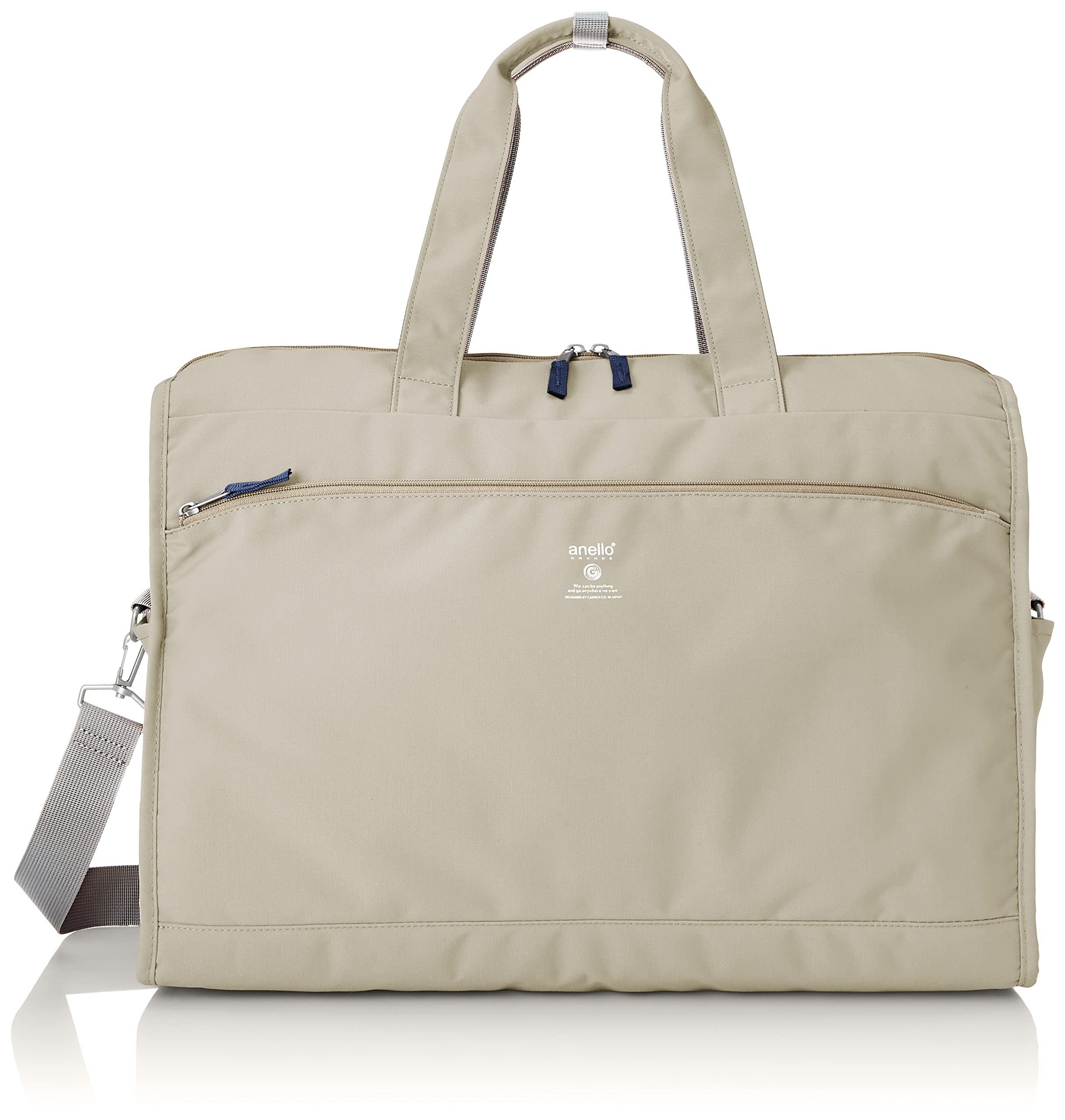 

Anello Grande CABIN GTM0178 2-Way Boston Bag, Water-Repellent, Lightweight, Large Capacity, Gray Beige