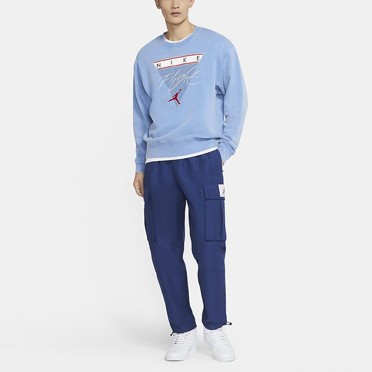 Jordan Flight Logo Woven Utility Cargo Pants Men Bottoms Space-Blue CV3178-492