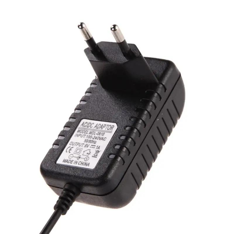 Universal 100-240V Power Supply Adapter EU Plug Switching AC to DC Converter Adapter 6V 1A 1000mA Charger 5.5 x 2.5mm