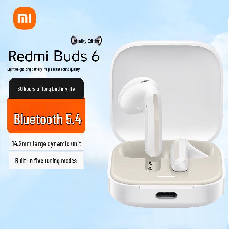 

Беспроводные наушники Bluetooth Xiaomi Redmi Buds 6 Vitality Edition