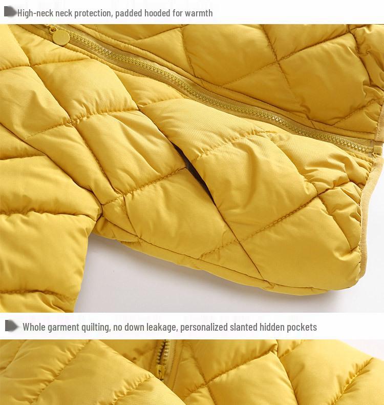 2024 Autumn/Winter Down Cotton Jacket for Toddlers - Boys & Girls Plus Velvet Warm Coat