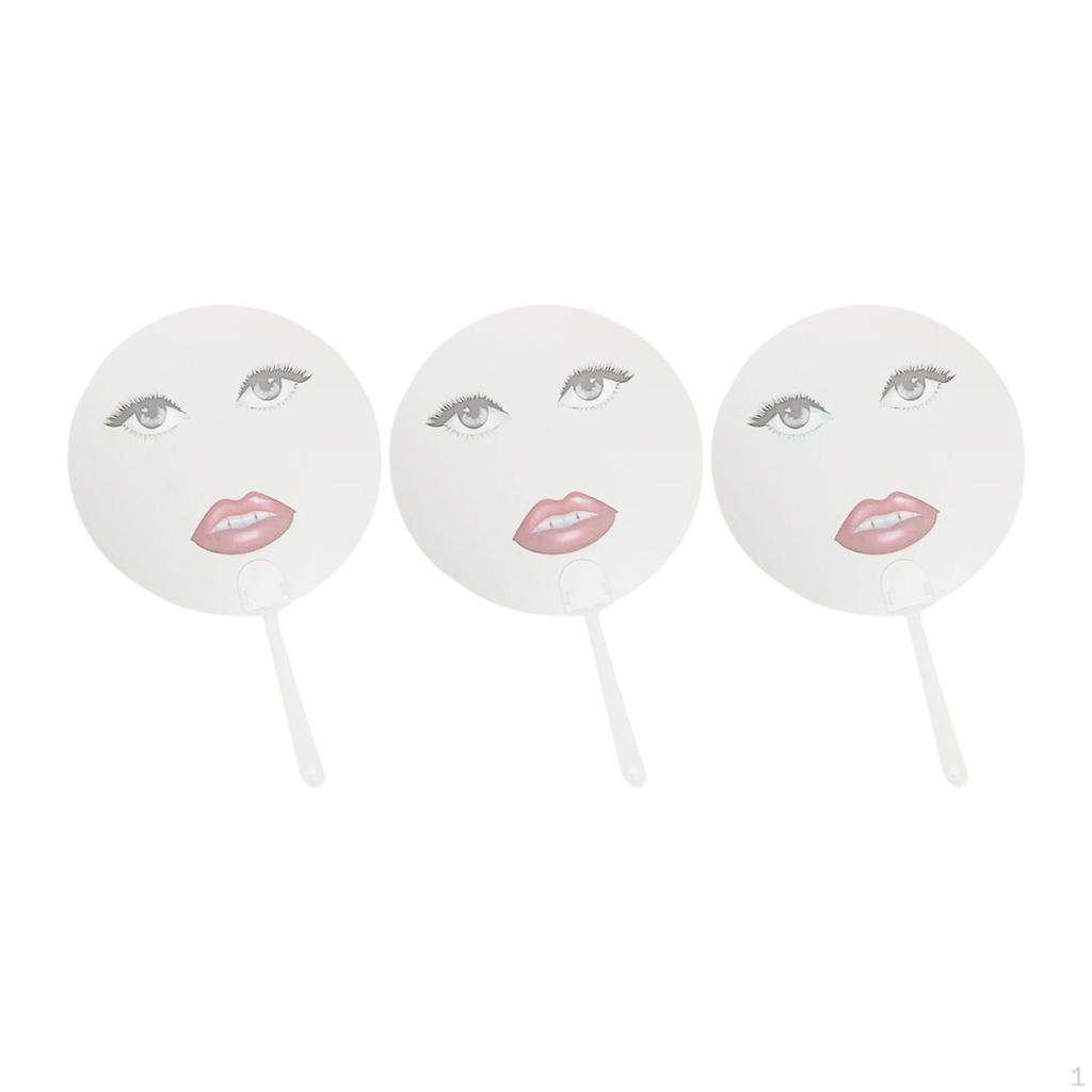 Hand Fan Painting Ornament for Performance Music Festival Dance