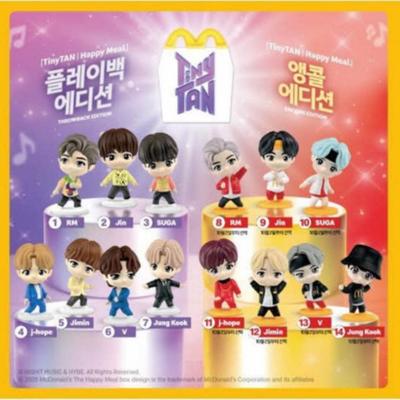McDonald’s Happy Meal TinyTAN BTS Figure – Playback & Encore Edition (Collectible Toy)