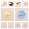 Cartoon Baby Fetal Cap 0-5 Months Newborn Turban Hat Windproof Boneless Muslin Hat  Toddler