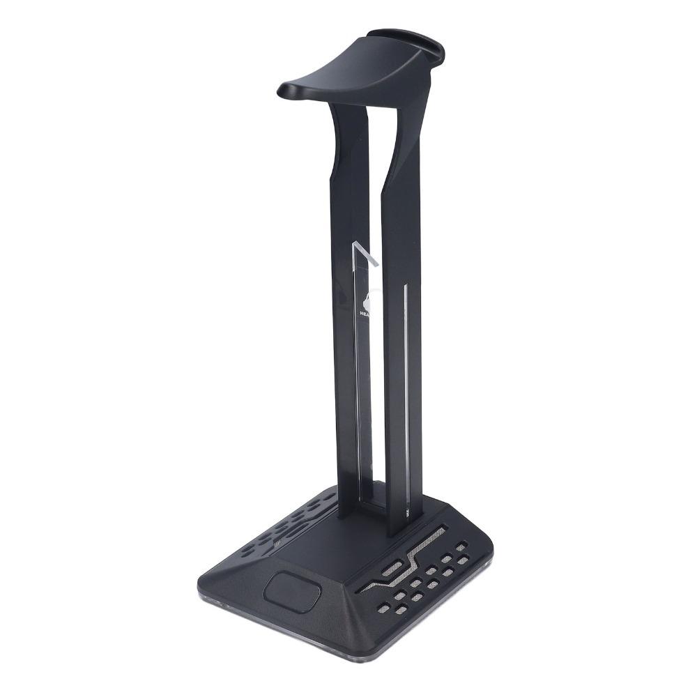 Multi Light Mode Adjustable Universal Desktop RGB Headphone Stand for Desk Game Accessories