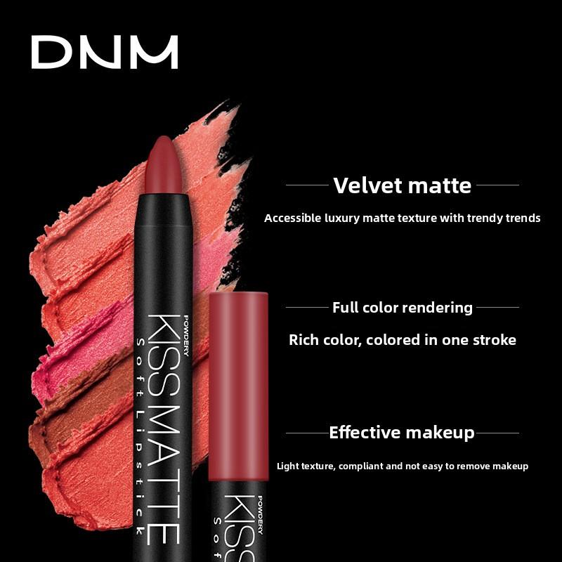 Matte Rotating Lipstick Pen 19 Shades, Moisturizing Easy To Color