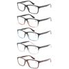 Turezing Reading Glasses Spring Hinge for Men Women Readers Eyeglasses Diopter +0 to +600 Lightweight Durable