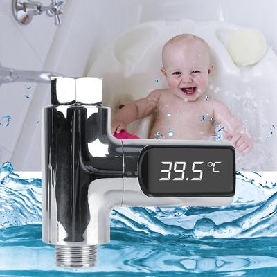 Afișaj LED Electric Robineți de Duș pentru Acasă Termometru de Apă Cadă cu Hidromasaj Monitor de Temperatură a Apei Rotativ la 360° Termometru de Temperatură pentru Baie