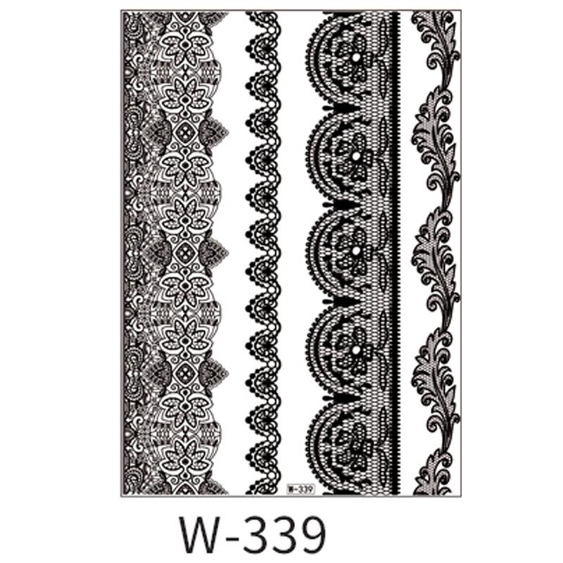 Beauty Sticker Black Tattoo Sticker Temporary Tattoo Waterproof Tattoo Sticker