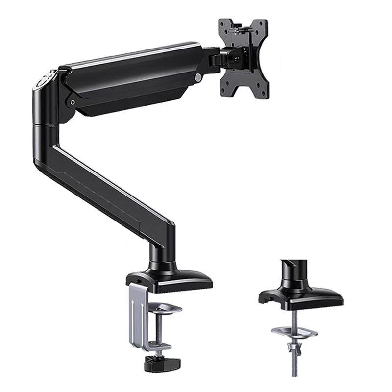 Adjustable Single & Double Screen Monitor Stand with Rotatable Lift Arm