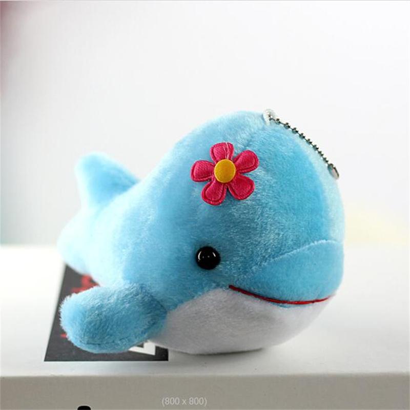 12Cm Approx Multi Color Optional 8 Colors Dolphin Stuffed Plush Toy Whale Doll Small Mini Animal Doll Gift Small Pendant