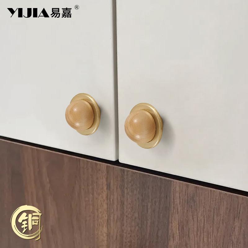 Wardrobe Door Handle Kitchen Door Pulls for Cabinets Wood Cabinet Nature Style Wooden Cabinet Handle Furniture Hardware