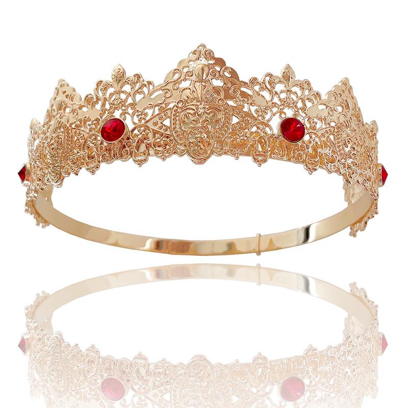 Men's Crown Tiara Prince Crown King Beauty Pageant Crown Queen Bar Performance Crown Unisex Crown