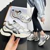 Nuevos Zapatos de Papá para Mujer Zapatos Deportivos de Suela Gruesa a la Moda