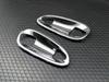 BRIGHTZ Chrome Plated Door Handle Covers (Plate) for SLK Class R172 (DHC-SARA-003) 172, SLK200, SLK350, SLK55 AMG 200, 350, 55 (Part Number: 19447)