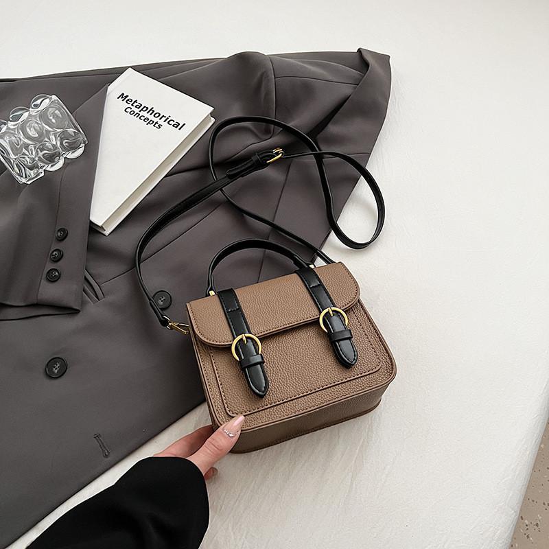 Vintage Casual Handbag Women 2023 New Korean Fashion Small Square Bag High-end Sense Crossbody Bag
