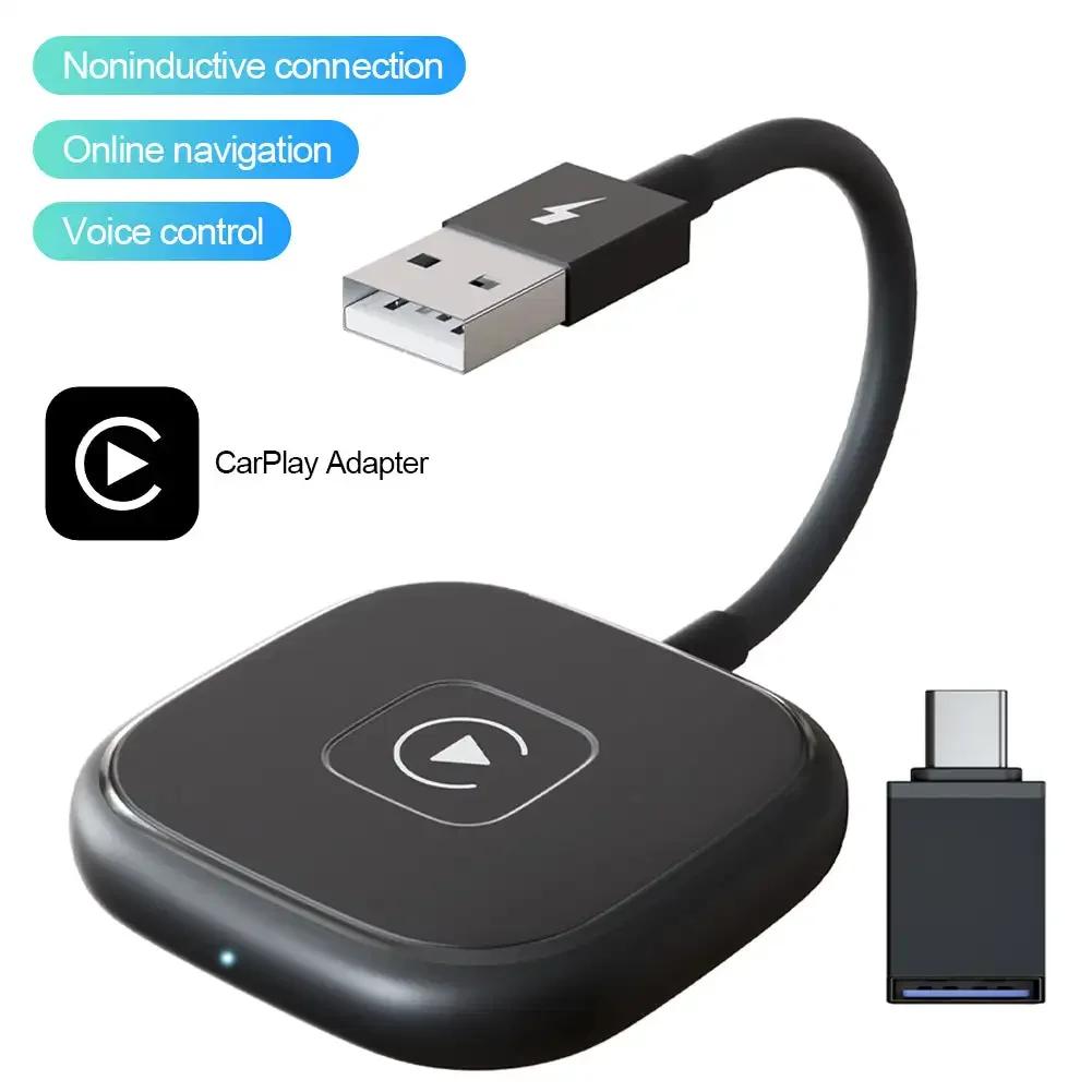 Wireless CarPlay for Apple Iphone Auto 2 In 1 Box Wireless Adapter Spotify For Mazda Toyota Mercedes Peugeot Volvo