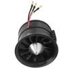 QX Motor 90mm EDF Set 1200KV Brushless Motor with 12 Blade Ducted Fan for RC Airplane